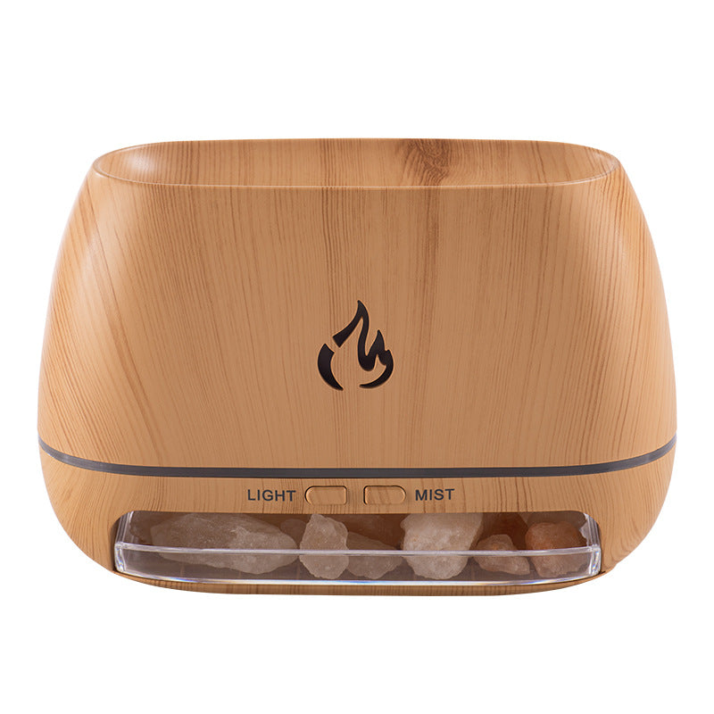 Simulated Flame Wood Grain Essential Oil Aromatherapy Machine
