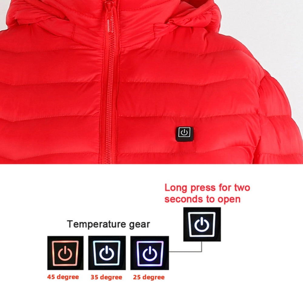 Winter Heated Jacket USB Electric