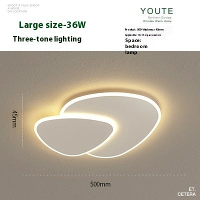 Bedroom Ceiling Lamp Triangle Art