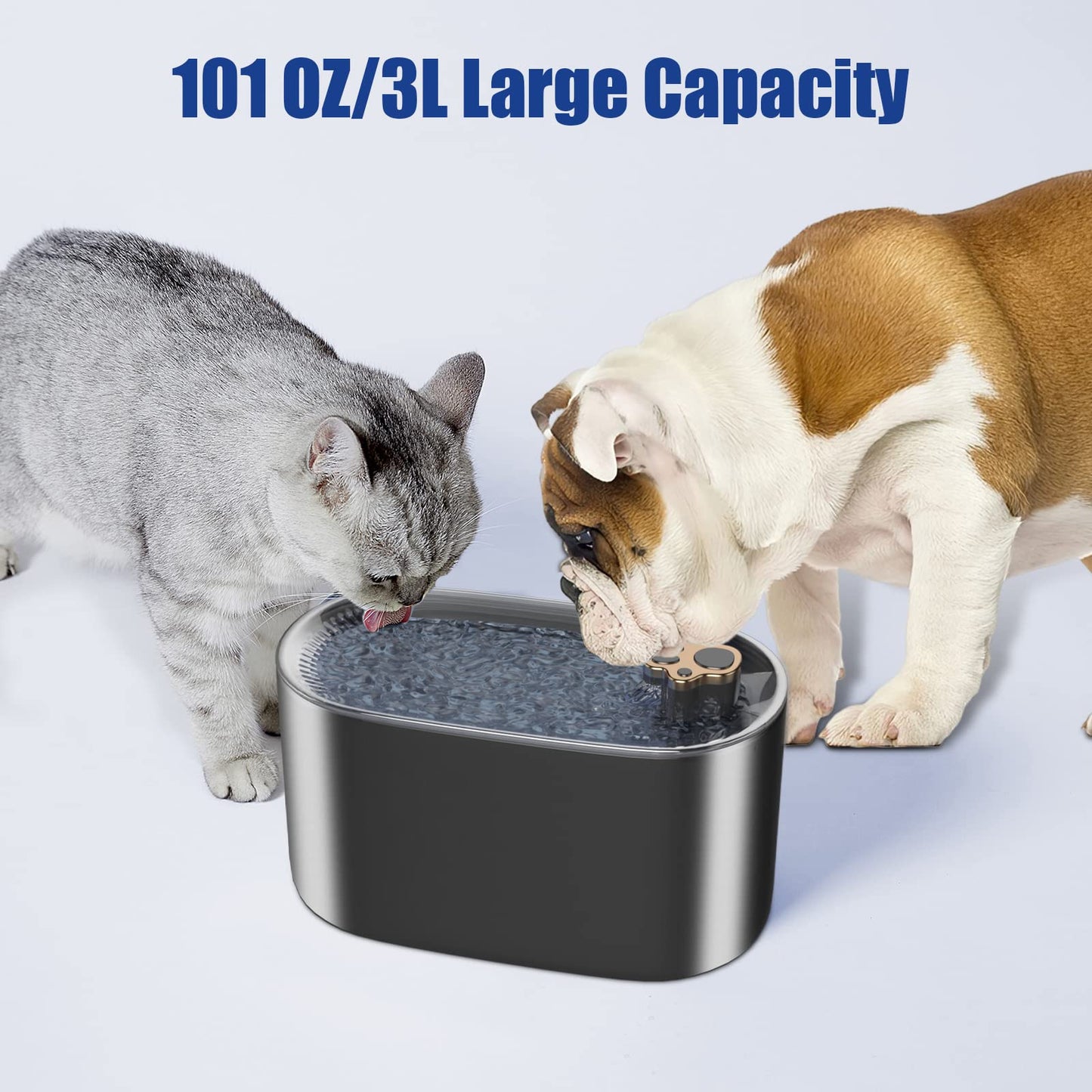 3L Cat-Dog  Water Fountain