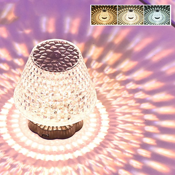 Diamond Crystal Lamp