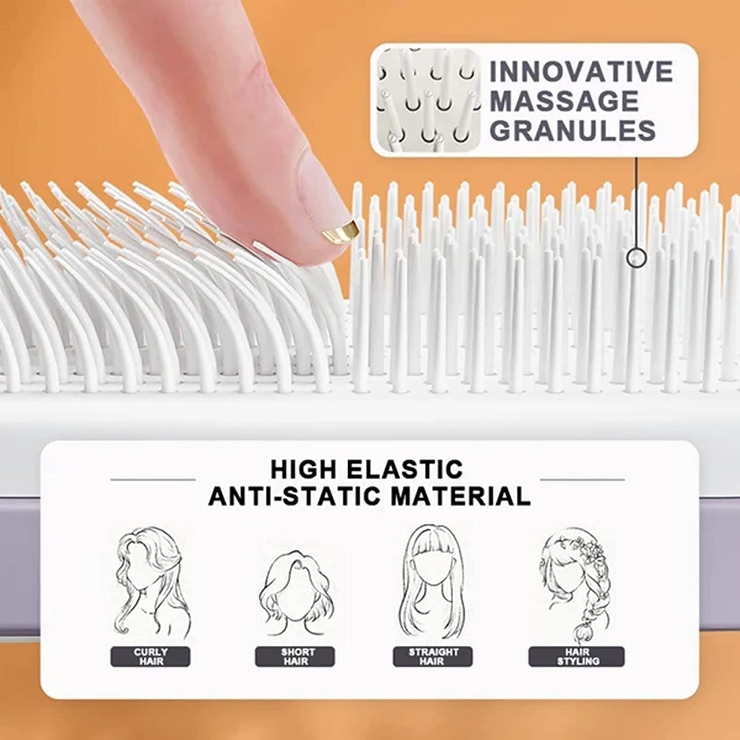 4 In 1 Self Cleaning Hair
