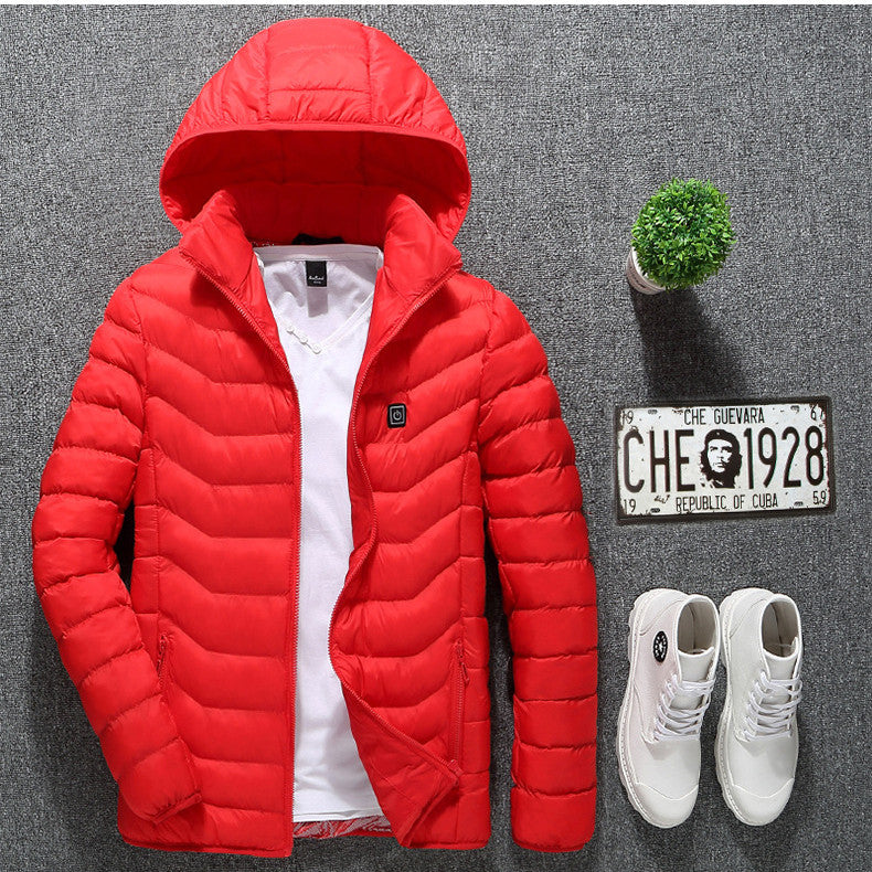 Winter Heated Jacket USB Electric